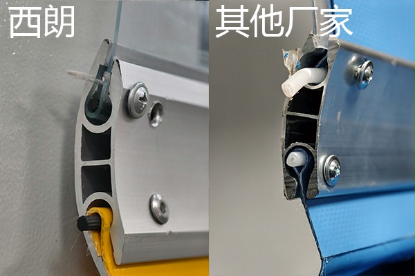 快速门门帘拼接处对比 快速门门帘拼接处对比